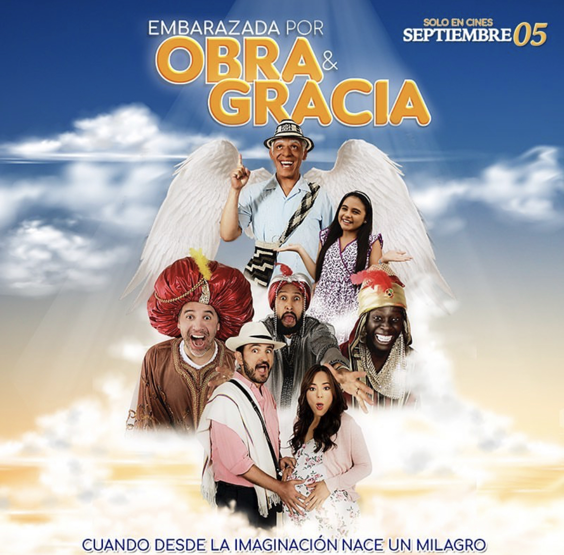 Embarazada por obra y gracia (2019) постер